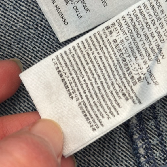 Calvin Klein Jeans Cotton Paint Splatter Colorful Denim Jacket Size S - Picture 14 of 16